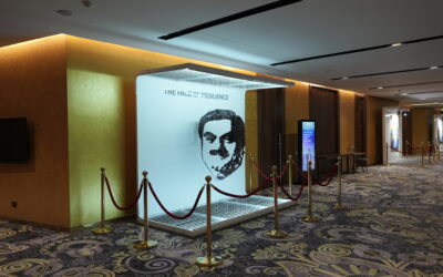 Mr. Adani anamorphic art